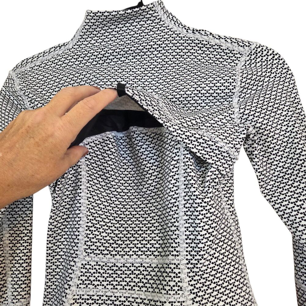 Lululemon Define Jacket Monochromic White / Black size 4 Stretchy Fitted Zip-up - Picture 7 of 11
